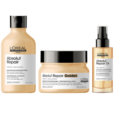 L'Oreal Professionnel Absolut Repair Gold Haircare Trio